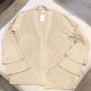 J Crew Sweater with Bell sleeves